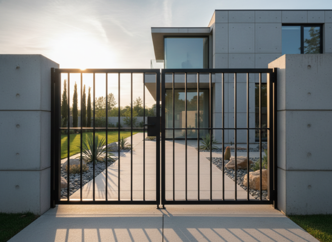 Pagar Minimalis Modern Powder Coat Surabaya